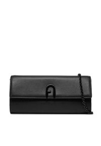 Furla Torebka Flow Mini Crossbody Clut WE00518BX2045O60001020 Czarny. Kolor: czarny. Materiał: skórzane