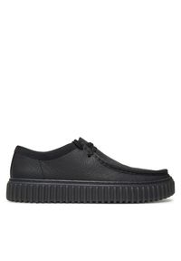 Clarks Półbuty Torhill Lo 26181385 Czarny. Kolor: czarny. Materiał: skóra