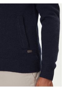 Barbour Kardigan Essential Elbow-Patch MKN0731CH51 Granatowy Regular Fit. Kolor: niebieski. Materiał: wełna #4