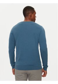 Sisley Sweter 10F2S1C78 Niebieski Slim Fit. Kolor: niebieski. Materiał: bawełna