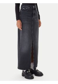 Tommy Jeans Spódnica jeansowa Layla DW0DW21576 Czarny Regular Fit. Kolor: czarny. Materiał: bawełna #1