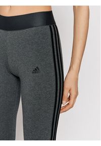 Adidas - adidas Legginsy Essentials GV6019 Szary Slim Fit. Kolor: szary. Materiał: bawełna #5