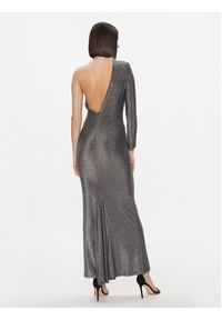 Please Sukienka wieczorowa A1XPBFT000 Srebrny Slim Fit. Kolor: srebrny. Materiał: syntetyk. Styl: wizytowy #2