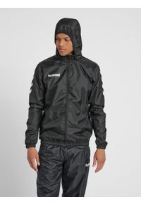 Kurtka ortalionowa sportowa dla dorosłych Hummel Core Spray Jacket. Kolor: czarny