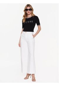 Guess Jeansy Dakota W3GA77 D4ZQ1 Biały Relaxed Fit. Kolor: biały