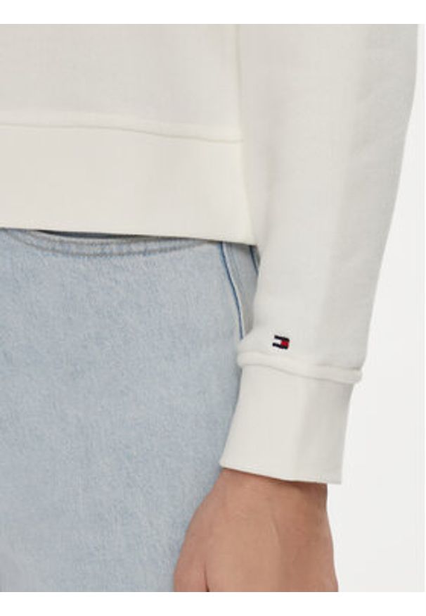 TOMMY HILFIGER - Tommy Hilfiger Bluza 1985 WW0WW40274 Écru Relaxed Fit. Materiał: bawełna