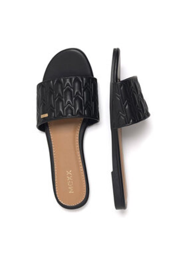 MEXX Klapki WYL141123-01 Czarny. Kolor: czarny. Materiał: syntetyk