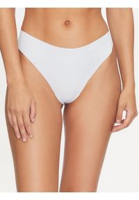 Calvin Klein Underwear Komplet 3 par stringów Thong 3Pk 000QD5219E Kolorowy. Materiał: bawełna. Wzór: kolorowy #1