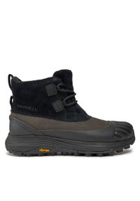 Merrell Śniegowce Siren 4 Thermo Demi Wp J036750 Czarny. Kolor: czarny. Materiał: skóra, zamsz