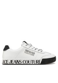 Versace Jeans Couture Sneakersy 76YA3SK6 Biały. Kolor: biały. Materiał: skóra #1