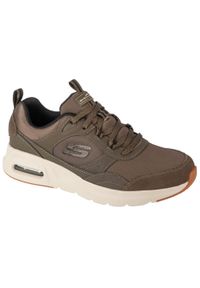 skechers - Buty sportowe Sneakersy męskie, Skechers Skech-Air Court - Homegrown. Kolor: zielony. Sport: turystyka piesza #1