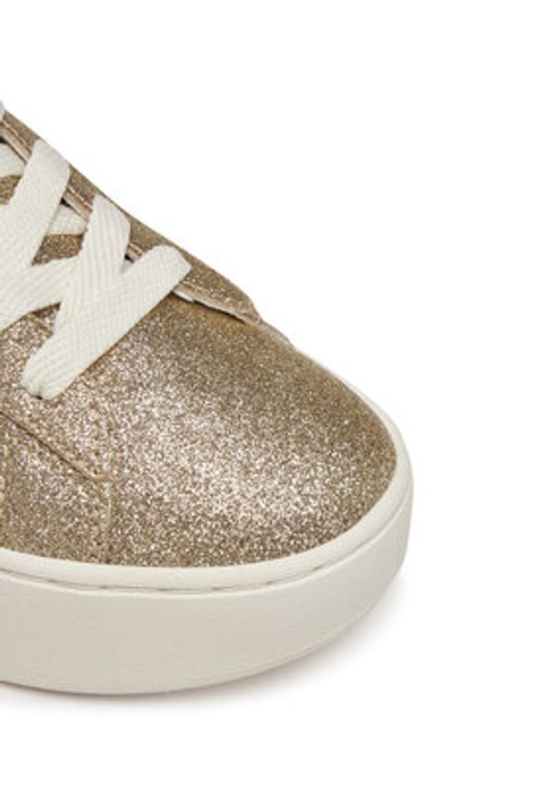 MICHAEL Michael Kors Sneakersy Dottie 43F5DTFS1M Złoty. Kolor: złoty. Materiał: materiał