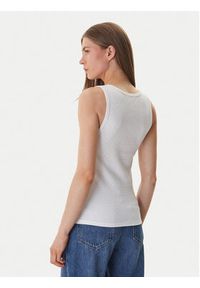 DKNY Top DJ6T1730 Biały Slim Fit. Kolor: biały. Materiał: bawełna #2
