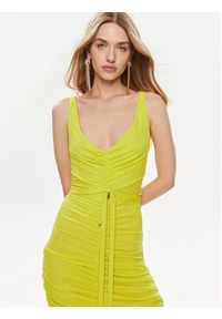 Elisabetta Franchi Sukienka wieczorowa AB-590-42E2-V780 Zielony Slim Fit. Kolor: zielony. Materiał: wiskoza. Styl: wizytowy #3