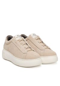 Armani Exchange Sneakersy XW001666 AF17465 U1092 Beżowy. Kolor: beżowy. Materiał: zamsz, skóra #5