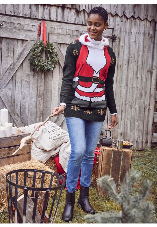 Jegginsy z wygodnym paskiem w talii SKINNY bonprix niebieski denim. Kolor: niebieski