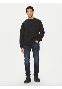 Hugo - HUGO Bluza Dettil 50533689 Czarny Relaxed Fit. Kolor: czarny. Materiał: bawełna