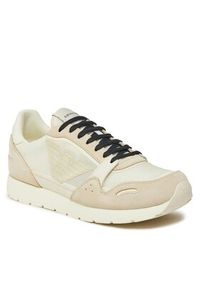 Emporio Armani Sneakersy X4X537 XN730 01427 Beżowy. Kolor: beżowy. Materiał: materiał #5