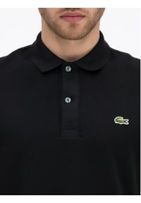 Lacoste Polo PH4012 Czarny Slim Fit. Typ kołnierza: polo. Kolor: czarny. Materiał: bawełna