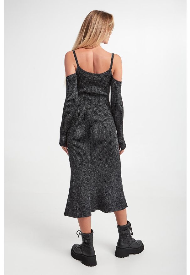 Versace Jeans Couture - Sukienka midi VERSACE JEANS COUTURE. Długość: midi