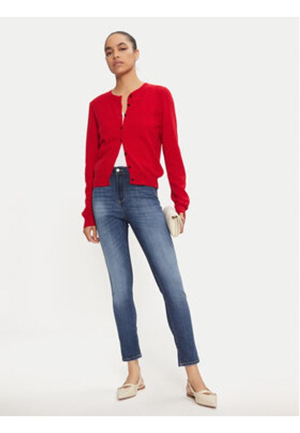 Please Jeansy P0SAYR7W6F Granatowy Skinny Fit. Kolor: niebieski