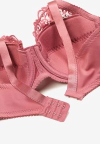 Renee - Różowy Biustonosz Typu Full Cup z Regulowanymi Ramiączkami Vikiirisa. Kolor: różowy. Materiał: jeans #7