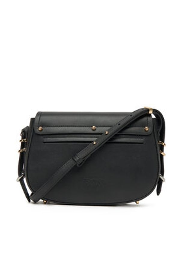 Pinko - PINKO Torebka Saddle Mini PE PLTT 103831 A270 Czarny. Kolor: czarny. Materiał: skórzane
