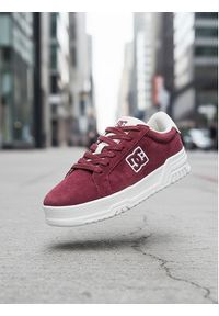 DC Sneakersy CEO-WP40-24302 Bordowy. Kolor: czerwony. Materiał: skóra, zamsz #7