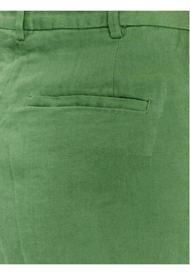United Colors of Benetton - United Colors Of Benetton Szorty materiałowe 4AGHD900K Zielony Regular Fit. Kolor: zielony. Materiał: len, materiał