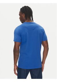 TOMMY HILFIGER - Tommy Hilfiger T-Shirt UM0UM03525 Niebieski Regular Fit. Kolor: niebieski. Materiał: bawełna #4