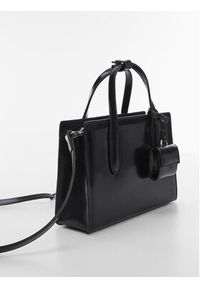 mango - Mango Torebka Antia 57002514 Czarny. Kolor: czarny. Materiał: skórzane #4