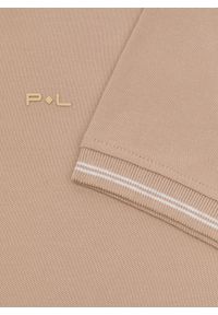 Pako Lorente - PAKO LORENTE – T-shirt polo w kolorze brązowym. Okazja: na co dzień. Typ kołnierza: polo. Kolor: brązowy, beżowy, różowy. Materiał: bawełna. Styl: casual #3