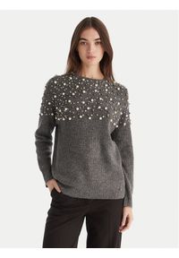 Artigli Sweter ACMA002813 Szary Regular Fit. Kolor: szary. Materiał: wiskoza