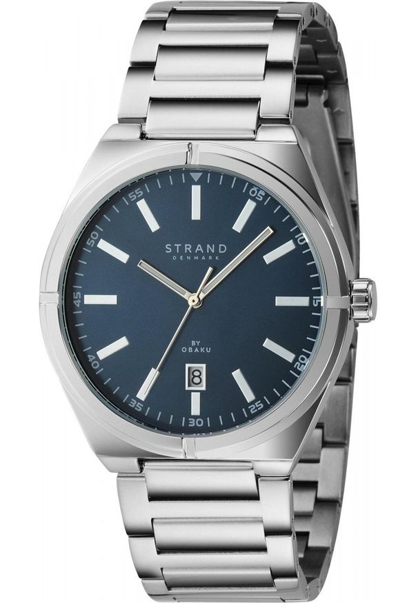 Zegarek męski Strand S754GDCLSC srebrny. Kolor: srebrny