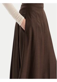 Weekend Max Mara Spódnica trapezowa Fastoso 2525106062 Brązowy Regular Fit. Kolor: brązowy. Materiał: wełna