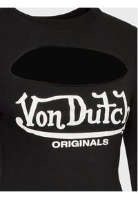 Von Dutch Bluzka Alex 6 224 013 Czarny Regular Fit. Kolor: czarny. Materiał: bawełna #3
