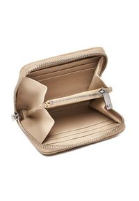 Weekend Max Mara Mały Portfel Damski Jerener 1 2525716034600 Beżowy. Kolor: beżowy. Materiał: skóra #3