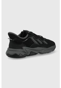 adidas Originals sneakersy Ozweego kolor czarny. Nosek buta: okrągły. Zapięcie: sznurówki. Kolor: czarny. Materiał: guma