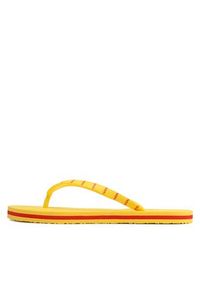 TOMMY HILFIGER - Tommy Hilfiger Japonki Essential Beach Sandal FW0FW07141 Żółty. Kolor: żółty #3