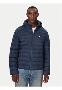 Calvin Klein Jeans Kurtka zimowa LV04RC511G Niebieski Regular Fit. Kolor: niebieski. Materiał: syntetyk. Sezon: zima