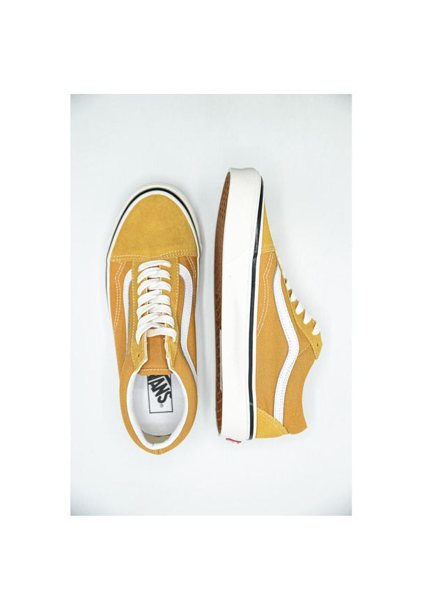 Trampki Vans Old Skool 36 DX, Dla obu płci. Kolor: żółty. Materiał: materiał. Model: Vans Old Skool