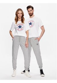 Converse T-Shirt Unisex Go To All Star Patch 10025459-A03 Biały Standard Fit. Kolor: biały. Materiał: bawełna #4