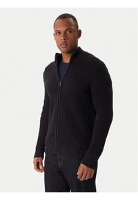 JOOP! Jeans Kardigan Hajoros 30047664 Czarny Modern Fit. Kolor: czarny. Materiał: bawełna #1