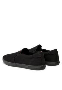 TOMMY HILFIGER - Tommy Hilfiger Tenisówki Iconic Slip On FM0FM00597 Czarny. Zapięcie: bez zapięcia. Kolor: czarny. Materiał: materiał