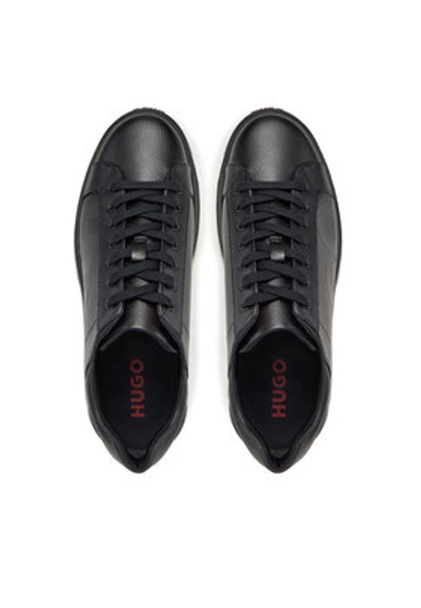 Hugo - HUGO Sneakersy Urian 50536283 Czarny. Kolor: czarny. Materiał: skóra