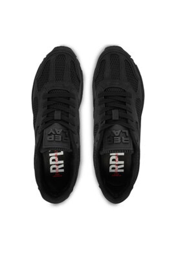 Replay - REPLAY Sneakersy GMSG7 .000.C0002S Czarny. Kolor: czarny. Materiał: skóra