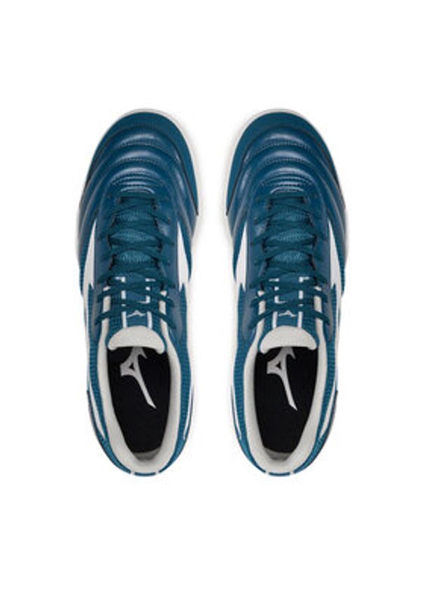 Mizuno Buty do piłki nożnej Mrl Sala Club In Q1GA2403 Niebieski. Kolor: niebieski. Materiał: skóra