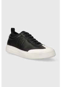 Karl Lagerfeld sneakersy T/KAP KC kolor czarny KL51423. Nosek buta: okrągły. Zapięcie: sznurówki. Kolor: czarny. Materiał: materiał #3