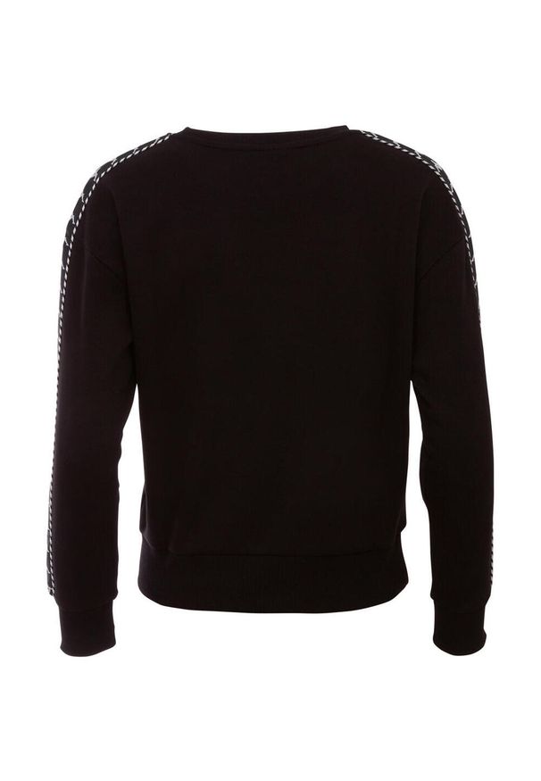 Bluza damska Kappa Ilary. Kolor: czarny. Materiał: dresówka