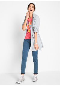 bonprix - Dżinsy o kroju slim fit, z dużą zawartością stretchu, high waist. Stan: podwyższony. Kolor: niebieski #3